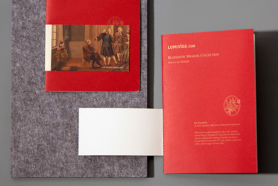 LUMIVIDA Vintage Bluetooth Speaker Booklet